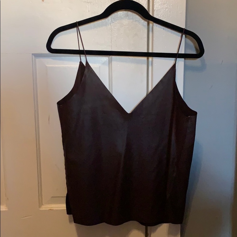Zara Faux Leather Tank